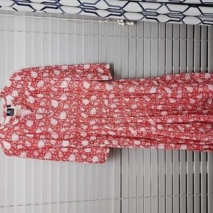 Madison Mathews High Waisted Floral Peach sz Large